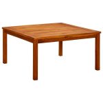 Măsuță de cafea de grădină, 85x85x45 cm, lemn masiv acacia GartenMobel Dekor