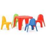 Set pentru copii cu masă și scaun, PP GartenMobel Dekor