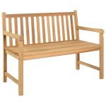 Bancă de grădină, 114 cm, lemn masiv de tec GartenMobel Dekor