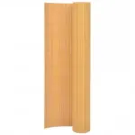 Gard pentru grădină cu 2 fețe, galben, 110x300 cm GartenMobel Dekor