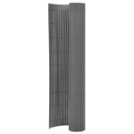 Gard pentru grădină cu 2 fețe, gri, 90x400 cm GartenMobel Dekor