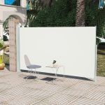 Copertină laterală retractabilă de terasă, crem, 160x300 cm GartenMobel Dekor