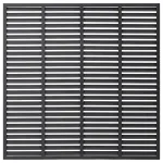 Gard tip oblon, gri, 180x180 cm, WPC GartenMobel Dekor
