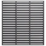Panou de gard, gri, 180x180 cm, WPC GartenMobel Dekor
