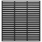 Panou de gard, negru, 180x180 cm, WPC GartenMobel Dekor