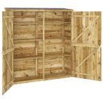 Șopron de grădină pentru scule, 163x50x171 cm, lemn masiv pin GartenMobel Dekor