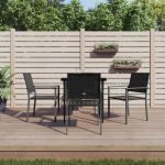 Set mobilier de grădină, 5 piese, poliratan și oțel GartenMobel Dekor
