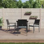 Set mobilier de grădină cu perne, 5 piese, poliratan și oțel GartenMobel Dekor