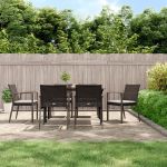 Set mobilier de grădină cu perne, 7 piese, poliratan și oțel GartenMobel Dekor