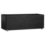 Husă pentru mobilier de grădină, 8 ocheți, 192x82x65 cm, pătrat GartenMobel Dekor