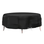 Husă mobilier tip insulă, 8 ocheți, rotund, Ø188x50 cm GartenMobel Dekor