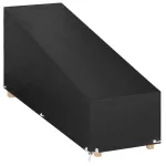 Husa șezlong, 12 ocheți, 200x65x35/60 cm, polietilenă GartenMobel Dekor