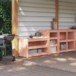 Dulapuri de bucătărie de exterior, 2 buc., lemn masiv douglas GartenMobel Dekor
