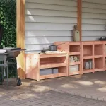 Dulapuri de bucătărie de exterior, 2 buc., lemn masiv douglas GartenMobel Dekor