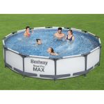 Bestway Set de piscină Steel Pro MAX, 366 x 76 cm GartenMobel Dekor