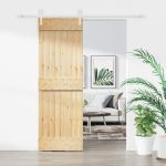 Ușă glisantă cu set de feronerie 70x210 cm, lemn masiv de pin GartenMobel Dekor