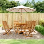 Set mobilier de grădină, 5 piese, lemn masiv de acacia GartenMobel Dekor