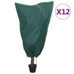 Protecții fleece pentru plante, cu șnur, 12 buc 70 g/m² 0,8x1 m GartenMobel Dekor