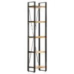 Bibliotecă cu 5 rafturi, 40x30x180 cm, lemn masiv mango GartenMobel Dekor