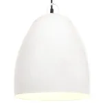 Lampă suspendată industrială, 25 W, alb, 42 cm, E27, rotund GartenMobel Dekor