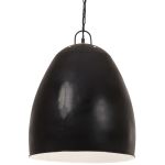 Lampă suspendată industrială, negru, 42 cm, rotund, 25 W, E27 GartenMobel Dekor