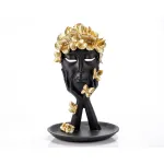 Statueta "Crown Black" din rasina ComfortTravel Luggage