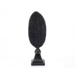 Statueta "Feather" Black din rasina ComfortTravel Luggage