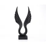 Statueta "Flight" Black din rasina ComfortTravel Luggage