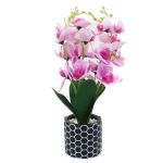 Ghiveci Cu Flori Artificiale, Orchid, Roz, 32cm ComfortTravel Luggage