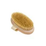 Perie de baie pentru masaj si exfoliere din lemn, Natur, 12x6x3cm ComfortTravel Luggage