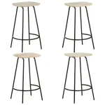 Scaune de bar, 4 buc., lemn masiv de mango GartenMobel Dekor
