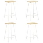 Scaune de bar, 4 buc., lemn masiv de mango GartenMobel Dekor