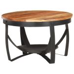 Măsuță de cafea, Ø68 x 43 cm, lemn masiv de acacia GartenMobel Dekor