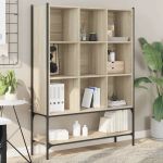 Bibliotecă, stejar sonoma, 102x30x141,5 cm, lemn prelucrat GartenMobel Dekor