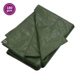 Prelată 180 g/m², verde, 8x10 m, HDPE GartenMobel Dekor