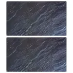 Plăci de tocat 2 buc., sticlă securizată, model piatră naturală GartenMobel Dekor