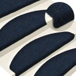 Covorașe scări autoadezive 15 buc bleumarin 65x21x4 cm punch GartenMobel Dekor