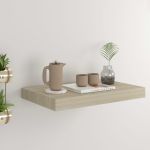 Raft de perete suspendat, stejar, 40x23x3,8 cm, MDF GartenMobel Dekor