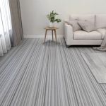 Plăci pardoseală autoadezive 55 buc. gri deschis PVC 5,11 m² GartenMobel Dekor