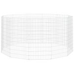 Cușcă pentru iepuri, 12 panouri, 54x100 cm, fier galvanizat GartenMobel Dekor