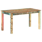 Masă de bucătărie, 140 x 70 x 76 cm, lemn masiv reciclat GartenMobel Dekor