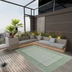 Covor de exterior, verde, 160x230 cm, PP GartenMobel Dekor