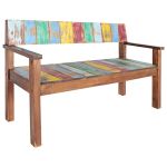 Bancă, 115 cm, lemn masiv reciclat GartenMobel Dekor