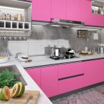 Folie de mobilier autoadezivă ,roz extra lucios 500x90 cm PVC GartenMobel Dekor