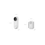 Sonerie video Wireless 2K microfon card difuzor Ezviz - CS-DB2-A0-2C3WPB SafetyGuard Surveillance