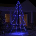 Brad Crăciun conic 360 LED-uri, 143x250 cm, interior & exterior GartenMobel Dekor