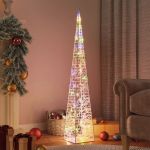 Con de lumină cu LED decorativ multicolor 120 cm, acril GartenMobel Dekor