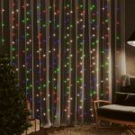 Instalație lumini tip perdea 300 LED multicolor 3x3 m 8 funcții GartenMobel Dekor