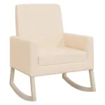 Scaun balansoar, crem, material textil GartenMobel Dekor