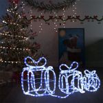 Decorațiune Crăciun cutii de cadou 180 leduri interior/exterior GartenMobel Dekor